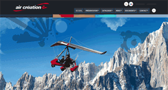 Desktop Screenshot of aircreation.fr
